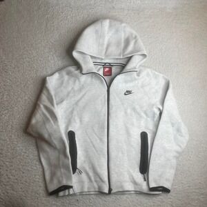 Nike Sportswear tech fleece Windrunner men full zip hoodie birch Heather/black M